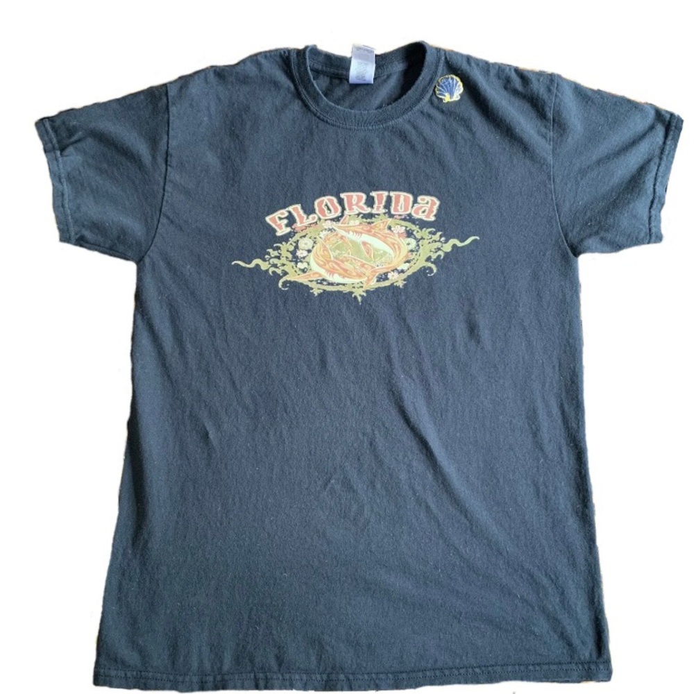 Florida Shark Tshirt unisex size Medium